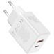 МЗП Baseus Cube Fast Charger 30W (Type-C + USB) white 000012182 фото 7
