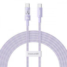 Кабель Baseus Gem Fast-Charging Data Cable Type-C to Type-C 100W 1m purple 000016359 фото