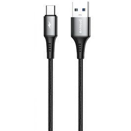Кабель Proove WireX USB to Type-C 3A (1m) black 000012114 фото