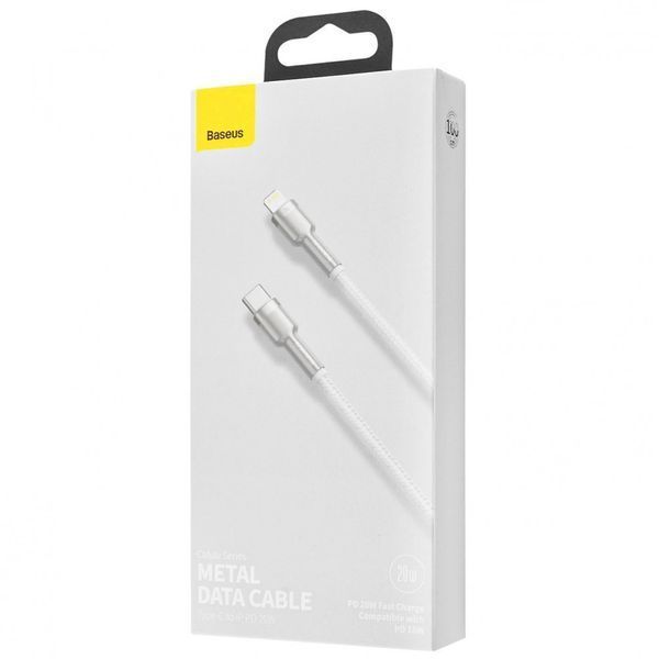Кабель Baseus Cafule Metal Type-C to Lightning PD 20W (1m) green 000011877 фото