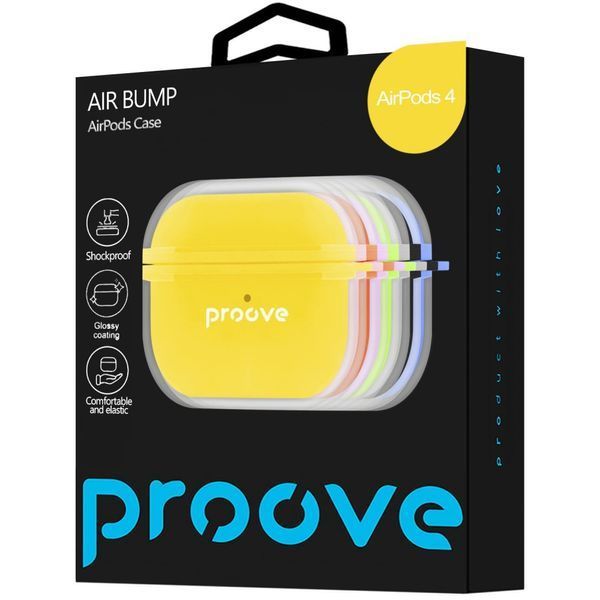 Чохол Proove Air Bump Case AirPods 4 yellow 000013063 фото