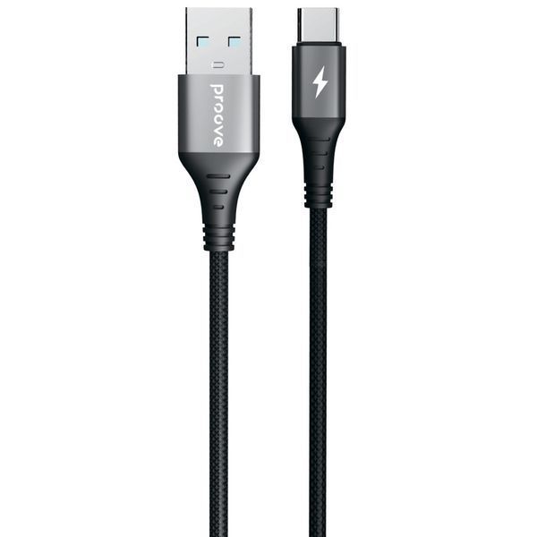 Кабель Proove WireX USB to Type-C 3A (1m) black 000012114 фото