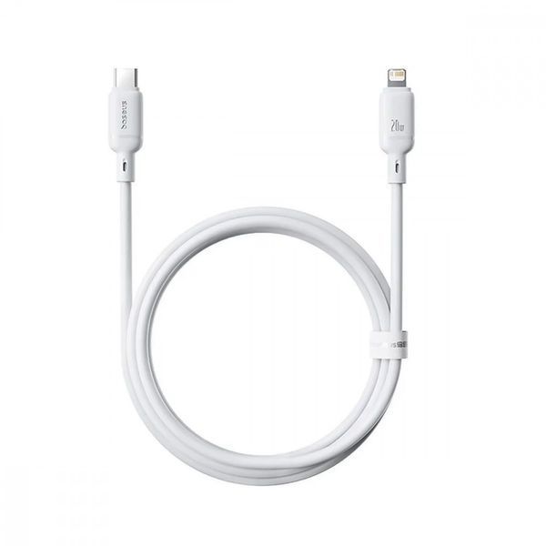 Кабель Baseus Silky Series Fast Charging Type-C to Lightning 20W (2m) white 000011953 фото