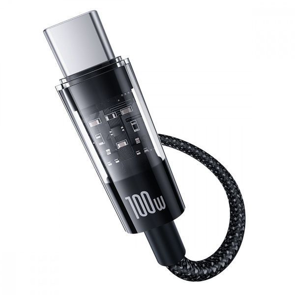 Кабель Baseus Gem Fast-Charging Data Cable Type-C to Type-C 100W 1m blue 000016360 фото