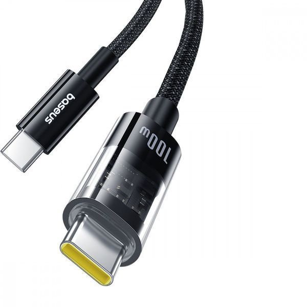 Кабель Baseus Gem Fast-Charging Data Cable Type-C to Type-C 100W 1m blue 000016360 фото