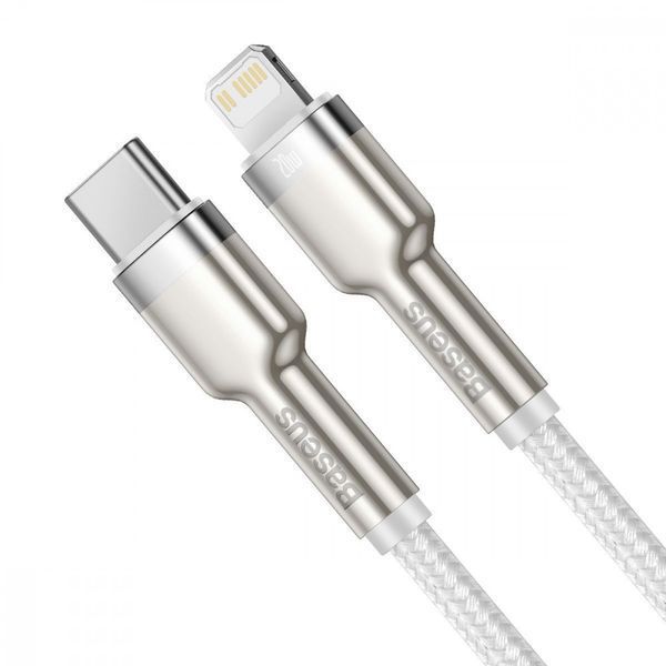 Кабель Baseus Cafule Metal Type-C to Lightning PD 20W (1m) green 000011877 фото
