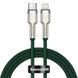 Кабель Baseus Cafule Metal Type-C to Lightning PD 20W (1m) green 000011877 фото 1