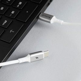 Кабель Proove Flex Metal USB to Type-C 3A (1m) white 000012015 фото