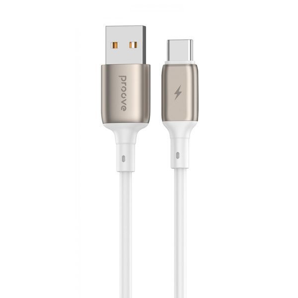 Кабель Proove Flex Metal USB to Type-C 3A (1m) white 000012015 фото