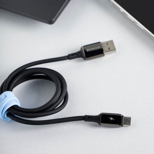 Кабель Proove Flex Metal USB to Type-C 3A (1m) white 000012015 фото