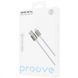 Кабель Proove Dense Metal USB to Lightning 2.4A (2m) white 000011998 фото 1