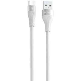 Кабель Proove Soft Silicone USB to Type-C 3A (2m) white 000012095 фото