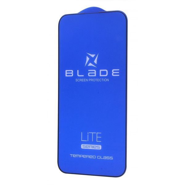 Захисне скло BLADE LITE Series Full Glue iPhone 13/13 Pro/14/16e/17e без упаковки black 000012497 фото