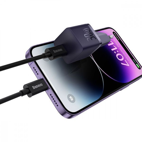 МЗП Baseus GaN5 Mini Fast Charger 30W (Type-C) black 000012188 фото