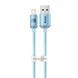 Кабель Baseus Crystal Shine Series Fast Charging Lightning 2.4A (1.2m) sky blue 000011894 фото 1