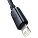 Кабель Baseus Crystal Shine Series Fast Charging Lightning 2.4A (1.2m) sky blue 000011894 фото 5